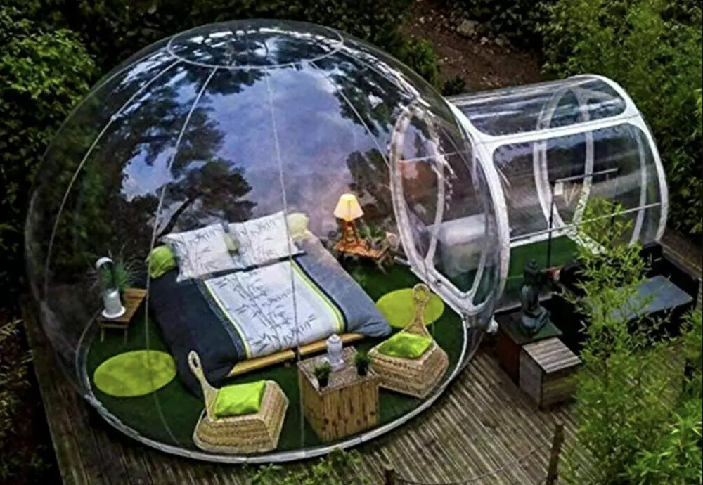 inflatable bubble tent